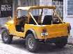 Yellow CJ with custom roof in Acapulco