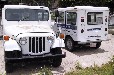 Mexican mail Jeeps in Acapulco