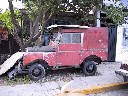 Wrecked out Land Rover Series in Cuernavaca