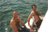 Mark and Mike sailing on Lake Michigan in Chicago, Illinois