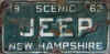 NH Jeep Plate