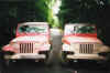 JeepMud and Jeff's old Jeep after a night of offroading