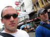 Mark and Mike on Kau San Road in Bangkok, Thailand